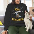 I Love Bee-Ing A Teacher Honey Bee Job Profession Women Crewneck Sweatshirt, gift for family, gift for coworker