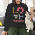 Love Montessori Education Math Teacher Women Crewneck Sweatshirt, gift for family, gift for coworker Love Montessori Education Math Teacher Women Crewneck Sweatshirt, gift for family, gift for coworker