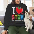 I Love STEM Student Teacher 1st Day Of School Back To School Women Crewneck Sweatshirt, gift for family, gift for coworker I Love STEM Student Teacher 1st Day Of School Back To School Women Crewneck Sweatshirt, gift for family, gift for coworker