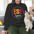 Matching ESE Squad First Last Day Team Teacher Student Tribe Women Crewneck Sweatshirt, gift for family, gift for coworker