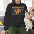 Math Nerd The Mathemachicken a Math Teacher Women Crewneck Sweatshirt, gift for family, gift for coworker Math Nerd The Mathemachicken a Math Teacher Women Crewneck Sweatshirt, gift for family, gift for coworker