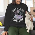 Microbiology Lab Love Culture Biology Teacher Lab Tech Women Crewneck Sweatshirt, gift for family, gift for coworker