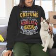 Middle School English Teacher Halloween Costume For Men Women Women Crewneck Sweatshirt, English Teacher Sweatshirts, gift for family, gift for coworker Middle School English Teacher Halloween Costume For Men Women Women Crewneck Sweatshirt, English Teacher Sweatshirts, gift for family, gift for coworker