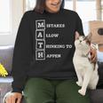 Mistakes Allow Thinking To Happen School Math Teacher Women Crewneck Sweatshirt, gift for family, gift for coworker Mistakes Allow Thinking To Happen School Math Teacher Women Crewneck Sweatshirt, gift for family, gift for coworker