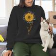 Music Teacher Shirt Sunflower Music Notes Musician Singer Women Crewneck Sweatshirt, gift for family, gift for coworker Music Teacher Shirt Sunflower Music Notes Musician Singer Women Crewneck Sweatshirt, gift for family, gift for coworker