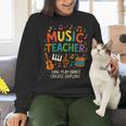 Music Teacher Music Sing Play Dance Choir Piano Women Crewneck Sweatshirt, gift for family, gift for coworker Music Teacher Music Sing Play Dance Choir Piano Women Crewneck Sweatshirt, gift for family, gift for coworker