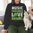 Music Teachers Love Brains Cute Teaching Halloween Women Crewneck Sweatshirt, gift for family, gift for coworker Music Teachers Love Brains Cute Teaching Halloween Women Crewneck Sweatshirt, gift for family, gift for coworker