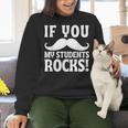 If You Mustache My Students Rock Teacher Mustache Women Crewneck Sweatshirt, gift for family, gift for coworker If You Mustache My Students Rock Teacher Mustache Women Crewneck Sweatshirt, gift for family, gift for coworker