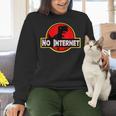 Nerdy No Internet Dinosaur Computer Science Teacher Women Crewneck Sweatshirt, Science Teacher Sweatshirts, Internet Sweatshirts, gift for family, gift for coworker Nerdy No Internet Dinosaur Computer Science Teacher Women Crewneck Sweatshirt, Science Teacher Sweatshirts, Internet Sweatshirts, gift for family, gift for coworker