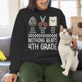 Nothing Beats 4th Grade Back To School Kids Teachers Women Crewneck Sweatshirt, gift for family, gift for coworker