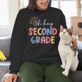 Oh Hey Second Grade First Day Of Teacher Girls Boys Kids Women Crewneck Sweatshirt, First Grade Teacher Sweatshirts, gift for family, gift for coworker Oh Hey Second Grade First Day Of Teacher Girls Boys Kids Women Crewneck Sweatshirt, First Grade Teacher Sweatshirts, gift for family, gift for coworker