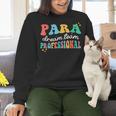 Para Paraprofessional Dream Crew Team Back To School Teacher Women Crewneck Sweatshirt, gift for family, gift for coworker Para Paraprofessional Dream Crew Team Back To School Teacher Women Crewneck Sweatshirt, gift for family, gift for coworker