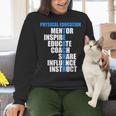 PE Physical Education Teacher For PE Teacher Women Crewneck Sweatshirt, Pe Teacher Sweatshirts, gift for family, gift for coworker