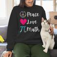 Peace Love Math Maths Teacher Pi Symbol Men Women Women Crewneck Sweatshirt, gift for family, gift for coworker Peace Love Math Maths Teacher Pi Symbol Men Women Women Crewneck Sweatshirt, gift for family, gift for coworker