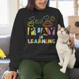 Play Is Learning Design T Designs For Teachers Preschool Women Crewneck Sweatshirt, gift for family, gift for coworker Play Is Learning Design T Designs For Teachers Preschool Women Crewneck Sweatshirt, gift for family, gift for coworker