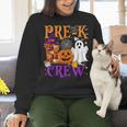 Pre-K Boo Crew Teacher Student Halloween Costume Women Crewneck Sweatshirt, gift for family, gift for coworker