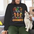 My Pre-K Kids Are Smart Cookies Christmas Teacher Women Crewneck Sweatshirt, gift for family, gift for coworker