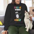Pre-K Vibes Only Penguin Teachers Kids Back To School Women Crewneck Sweatshirt, gift for family, gift for coworker Pre-K Vibes Only Penguin Teachers Kids Back To School Women Crewneck Sweatshirt, gift for family, gift for coworker
