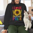 Pre School Teacher Pre-K Teacher Women Crewneck Sweatshirt, gift for family, gift for coworker Pre School Teacher Pre-K Teacher Women Crewneck Sweatshirt, gift for family, gift for coworker