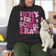 In My Preschool Era Teachers Women Back To School Kids Girls Women Crewneck Sweatshirt, gift for family, gift for coworker