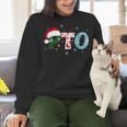 PTO Santa Hat Reindeer Parent Teacher Organization Christmas Women Crewneck Sweatshirt, gift for family, gift for coworker PTO Santa Hat Reindeer Parent Teacher Organization Christmas Women Crewneck Sweatshirt, gift for family, gift for coworker