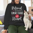 Retired Daycare Teacher Retirement For Daycare Teacher Women Crewneck Sweatshirt, gift for family, gift for coworker