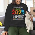 Retirement Class Of 2025 Teacher Countdown Loading Teacher Women Crewneck Sweatshirt, gift for family, gift for coworker