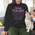 Retiring Teacher Tshirt For Retired Teachers For Men Women Women Crewneck Sweatshirt, gift for family, gift for coworker Retiring Teacher Tshirt For Retired Teachers For Men Women Women Crewneck Sweatshirt, gift for family, gift for coworker