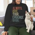 Retro ALways Cite Your Evidence Bruh ELA Teacher For Men Women Kids Women Crewneck Sweatshirt, gift for family, gift for coworker Retro ALways Cite Your Evidence Bruh ELA Teacher For Men Women Kids Women Crewneck Sweatshirt, gift for family, gift for coworker