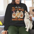 Retro Are You Fall O Ween Directions Ghost Teacher Spooky Women Crewneck Sweatshirt, gift for family, gift for coworker Retro Are You Fall O Ween Directions Ghost Teacher Spooky Women Crewneck Sweatshirt, gift for family, gift for coworker