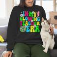 Retro Groovy In My Glowing Teacher Era Happy Teacher's Day Women Crewneck Sweatshirt, Groovy Teacher Sweatshirts, gift for family, gift for coworker Retro Groovy In My Glowing Teacher Era Happy Teacher's Day Women Crewneck Sweatshirt, Groovy Teacher Sweatshirts, gift for family, gift for coworker