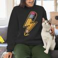 Retro Pencil Pencil Back To School Teacher Student Women Crewneck Sweatshirt, gift for family, gift for coworker Retro Pencil Pencil Back To School Teacher Student Women Crewneck Sweatshirt, gift for family, gift for coworker