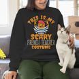 This Is My Scary French Teacher Costume Halloween Women Crewneck Sweatshirt, gift for family, gift for coworker This Is My Scary French Teacher Costume Halloween Women Crewneck Sweatshirt, gift for family, gift for coworker