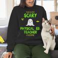 Scary Physical Education Ed Teacher Costume Halloween Easy Women Crewneck Sweatshirt, gift for family, gift for coworker Scary Physical Education Ed Teacher Costume Halloween Easy Women Crewneck Sweatshirt, gift for family, gift for coworker