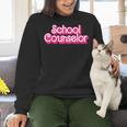 School Counselor Back To School Teacher Life Women Crewneck Sweatshirt, gift for family, gift for coworker School Counselor Back To School Teacher Life Women Crewneck Sweatshirt, gift for family, gift for coworker