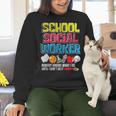 School Social Worker Teacher Caseworker Public Servant LSW Women Crewneck Sweatshirt, gift for family, gift for coworker School Social Worker Teacher Caseworker Public Servant LSW Women Crewneck Sweatshirt, gift for family, gift for coworker
