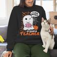 Science Teacher Cute Ghost Halloween Teacher Men Women Women Crewneck Sweatshirt, Science Teacher Sweatshirts, gift for family, gift for coworker Science Teacher Cute Ghost Halloween Teacher Men Women Women Crewneck Sweatshirt, Science Teacher Sweatshirts, gift for family, gift for coworker