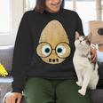 The Smart Seed Good Egg Teacher Halloween Costume Food Group Women Crewneck Sweatshirt, gift for family, gift for coworker The Smart Seed Good Egg Teacher Halloween Costume Food Group Women Crewneck Sweatshirt, gift for family, gift for coworker