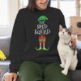 SPED Squad Elf Teacher Matching Christmas Party Pajama Women Crewneck Sweatshirt, gift for family, gift for coworker