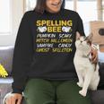 Spelling Bee Costume For a Halloween Teacher Pun Women Women Crewneck Sweatshirt, gift for family, gift for coworker Spelling Bee Costume For a Halloween Teacher Pun Women Women Crewneck Sweatshirt, gift for family, gift for coworker