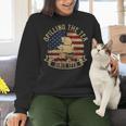 Spilling The Tea Since 1773 American History Teacher Vintage Women Crewneck Sweatshirt, History Teacher Sweatshirts, gift for family, gift for coworker