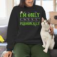 Only Spooky Periodically Halloween Chemistry Teacher Men Women Women Crewneck Sweatshirt, gift for family, gift for coworker