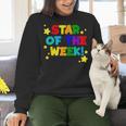 Star Of The Week Cheerful Recognition Student Teachers Class Men Women Kids Women Crewneck Sweatshirt, gift for family, gift for coworker Star Of The Week Cheerful Recognition Student Teachers Class Men Women Kids Women Crewneck Sweatshirt, gift for family, gift for coworker