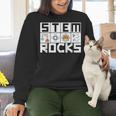 STEM Rocks Science Technology Engineering Math STEM Teacher Women Crewneck Sweatshirt, Science Teacher Sweatshirts, gift for family, gift for coworker STEM Rocks Science Technology Engineering Math STEM Teacher Women Crewneck Sweatshirt, Science Teacher Sweatshirts, gift for family, gift for coworker