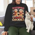 My Student Are Smart Cookies Pjs Christmas Xmas Teacher Women Crewneck Sweatshirt, gift for family, gift for coworker My Student Are Smart Cookies Pjs Christmas Xmas Teacher Women Crewneck Sweatshirt, gift for family, gift for coworker