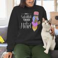 Being A Substitute Teacher Substitute Teaching Women Crewneck Sweatshirt, gift for family, gift for coworker Being A Substitute Teacher Substitute Teaching Women Crewneck Sweatshirt, gift for family, gift for coworker