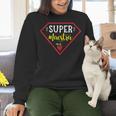 Super Heroe Maestra Espanol Spanish Super Teacher Women Crewneck Sweatshirt, Super Teacher Sweatshirts, gift for family, gift for coworker