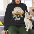 Synonym Roll Teacher And Grammar Geeks Pun For Men Women Kids Women Crewneck Sweatshirt, gift for family, gift for coworker Synonym Roll Teacher And Grammar Geeks Pun For Men Women Kids Women Crewneck Sweatshirt, gift for family, gift for coworker