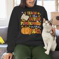 I Teach The Coolest Pumpkins In The Patch Teacher Halloween Women Crewneck Sweatshirt, gift for family, gift for coworker I Teach The Coolest Pumpkins In The Patch Teacher Halloween Women Crewneck Sweatshirt, gift for family, gift for coworker
