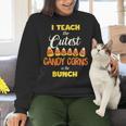 I Teach The Cutest Candy Corn In The Patch Teacher Halloween Women Crewneck Sweatshirt, gift for family, gift for coworker I Teach The Cutest Candy Corn In The Patch Teacher Halloween Women Crewneck Sweatshirt, gift for family, gift for coworker